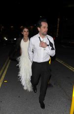 KERI RUSSELL Leaves Golden Globes Afterparty at Spago Restaurant in Beverly Hills 01/07/2024