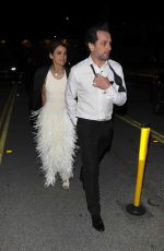 KERI RUSSELL Leaves Golden Globes Afterparty at Spago Restaurant in Beverly Hills 01/07/2024