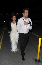 KERI RUSSELL Leaves Golden Globes Afterparty at Spago Restaurant in Beverly Hills 01/07/2024
