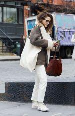KERI RUSSELL Out and About in New York 01/11/2024