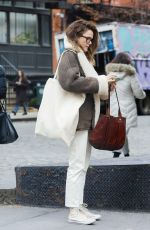 KERI RUSSELL Out and About in New York 01/11/2024