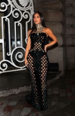 KIM KARDASHIAN Arrives at Maison Margiela Show at Paris Fashion Week 01/25/2024