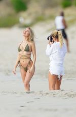 KIMBERLEY GARNER in Bikinis for a Photoshoot at a Beach in St Bart