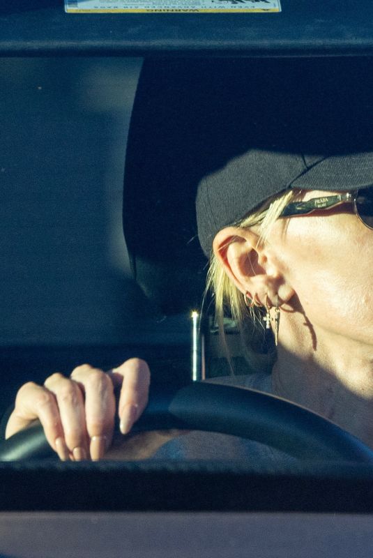KIMBERLY STEWART Out Driving in Los Angeles 01/29/2024