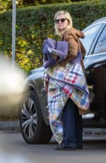 KIRSTEN DUNST and Jesse Plemons Watching Their Sons Play Soccer in Los Angeles 01/16/2024