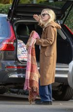 KIRSTEN DUNST and Jesse Plemons Watching Their Sons Play Soccer in Los Angeles 01/16/2024