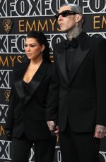 KOURTNEY KARDASHIAN and Travis Barker at 75th Primetime Emmy Awards in Los Angeles 01/15/2024