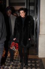KRIS JENNER and Corey Gamble ona a Dinner Date at Costes in Paris 01/23/2024