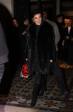 KRIS JENNER and Corey Gamble ona a Dinner Date at Costes in Paris 01/23/2024