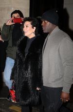 KRIS JENNER and Corey Gamble ona a Dinner Date at Costes in Paris 01/23/2024