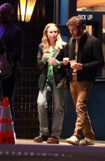 KRISTEN BELL and Adam Brody on the Set of Untitled Erin Foster Netflix Comedy Series in Los Angeles 01/30/2024