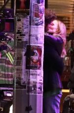 KRISTEN BELL and Adam Brody on the Set of Untitled Erin Foster Netflix Comedy Series in Los Angeles 01/30/2024