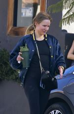 KRISTEN BELL Leaves Metamorphosis Studios in Los Feliz 01/30/2024
