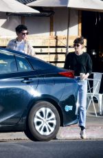KRISTEN STEWAR Out with a Friend in Los Feliz 01/27/2024