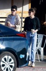 KRISTEN STEWAR Out with a Friend in Los Feliz 01/27/2024