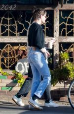 KRISTEN STEWAR Out with a Friend in Los Feliz 01/27/2024