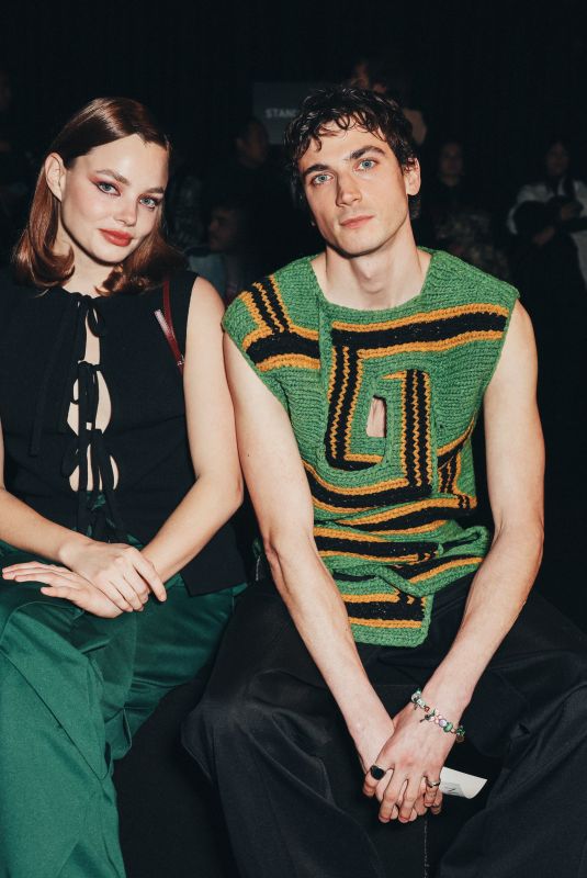 KRISTINE FROSETH at JW Anderson Fashion Show at Milan Menswear Fall/Winter 2024-2025 in Milan 01/14/2024