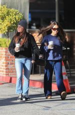 KYLE RICHARDS and PORTIA UMANSKY at Beverly Glen Deli in Los Angeles 01/16/2024