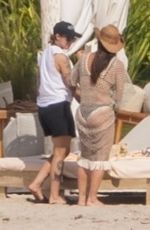 KYLE RICHARDS Celebrates Her 55th Birthday with MORGAN WADE and Friends at a Beach in Punta Mita 01/10/2024