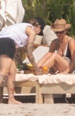 KYLE RICHARDS Celebrates Her 55th Birthday with MORGAN WADE and Friends at a Beach in Punta Mita 01/10/2024