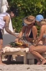 KYLE RICHARDS Celebrates Her 55th Birthday with MORGAN WADE and Friends at a Beach in Punta Mita 01/10/2024