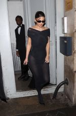 KYLIE JENNER Leaves Siena Restaurant in Paris 01/23/2024