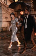 KYLIE JENNER Night Out in Paris 01/25/2024