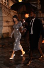 KYLIE JENNER Night Out in Paris 01/25/2024