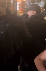 KYLIE JENNER Signs Autographs for Fans at Siena Restaurant in Paris 01/23/2024