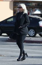LADY GAGA Leaves French Bakery in Malibu 01/21/2024