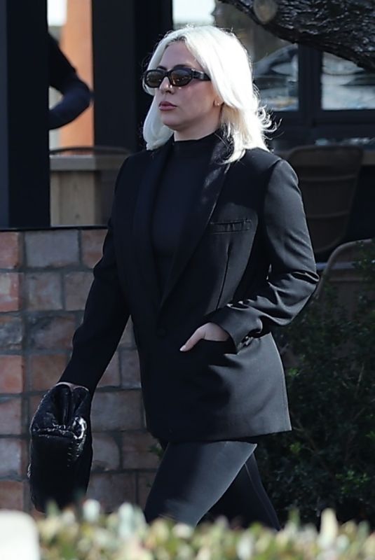 LADY GAGA Leaves French Bakery in Malibu 01/21/2024