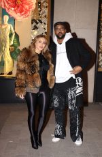 LARSA PIPPEN and Marcus Jordan Night Out in Paris 01/20/2024