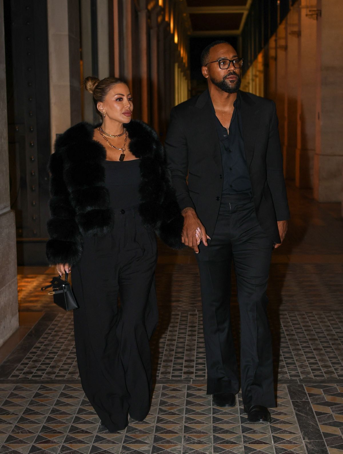 LARSA PIPPEN and Marcus Jordan on a Dinner Date at Costes Restaurant in ...