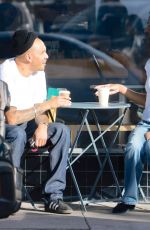 LAURA HARRIER and Sam Jarou Out for Coffee in Los Feliz 01/28/2024