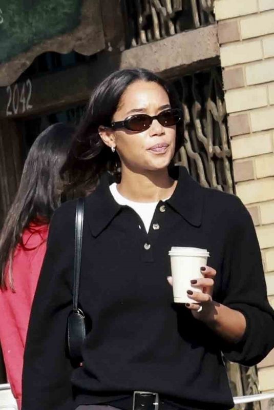 LAURA HARRIER Out for Coffee in Los Feliz 01/16/2024