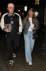 LAURA JAYNE VAUGHAN and JJ Slater Arrives at Chiltern Firehouse in London 01/12/2024