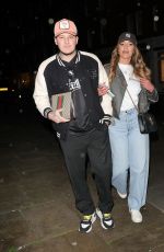 LAURA JAYNE VAUGHAN and JJ Slater Arrives at Chiltern Firehouse in London 01/12/2024