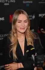 LAURA WOODS at Six Nations: Full Contact World Premiere at Frameless in London 01/15/2024