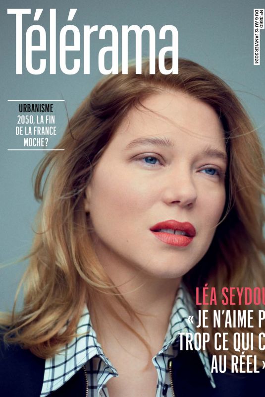 LEA SEYDOUX in Telerama Magazine, January 2024