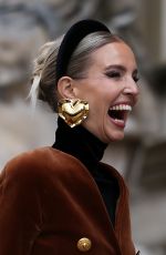 LEONIE HANNE Arrives at Schiaparelli Spring/Summer 2024 Show in Paris 01/22/2024