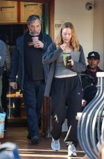 LESLIE MANN and Judd Apatow at Urth Caffe in West Hollywood 01/10/2024