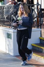 LESLIE MANN and Judd Apatow at Urth Caffe in West Hollywood 01/10/2024