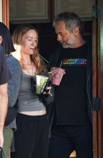 LESLIE MANN and Judd Apatow at Urth Caffe in West Hollywood 01/10/2024
