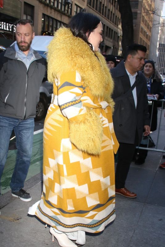 LILY GLADSTONE Arrives at Today Show in New York 01/11/2024