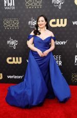 LILY GLADSTONE at 2024 Critics Choice Awards in Santa Monica 01/14/2024
