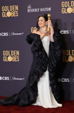 LILY GLADSTONE at 81st Annual Golden Globe Awards in Los Angeles 01/07/2024