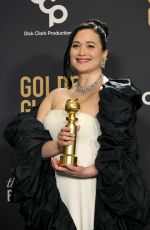 LILY GLADSTONE at 81st Annual Golden Globe Awards in Los Angeles 01/07/2024