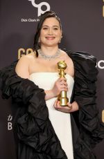LILY GLADSTONE at 81st Annual Golden Globe Awards in Los Angeles 01/07/2024