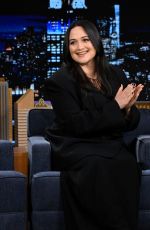 LILY GLADSTONE at Tonight Show Starring Jimmy Fallon in New York 01/11/2024