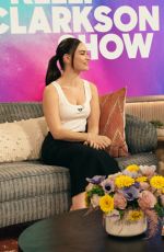 LILY JAMES at Kelly Clarkson Show in New York 12/18/2023
